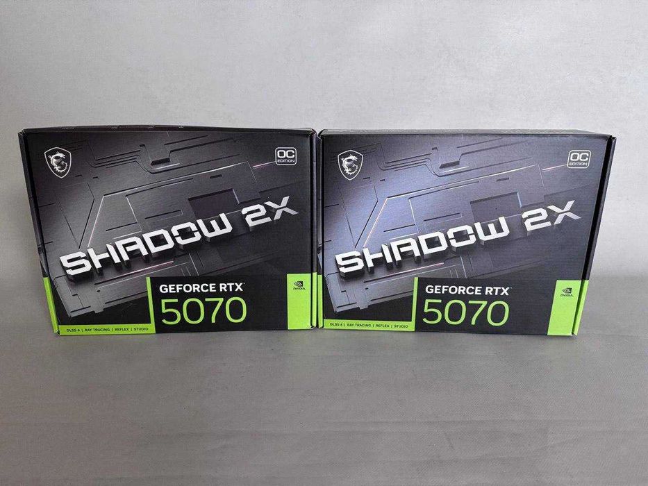 Видеокарта MSI GeForce RTX 5070 SHADOW 2X OC 2 шт. NEW!