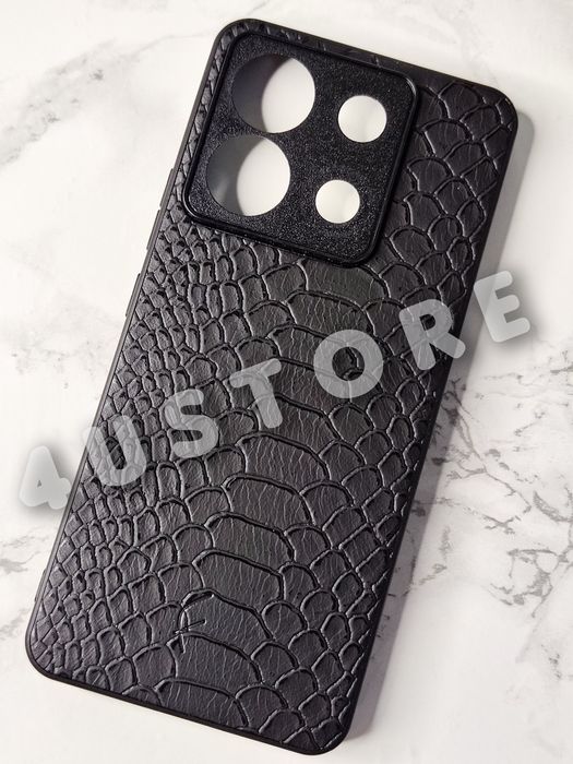Чехол кожаный на Xiaomi Redmi Note 13 Pro 5G чохол шкіряний бампер