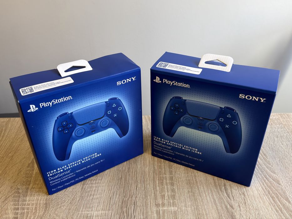 2x pad Dualsense Icon Blue Special Edition Sony PS5 (UNIKAT)