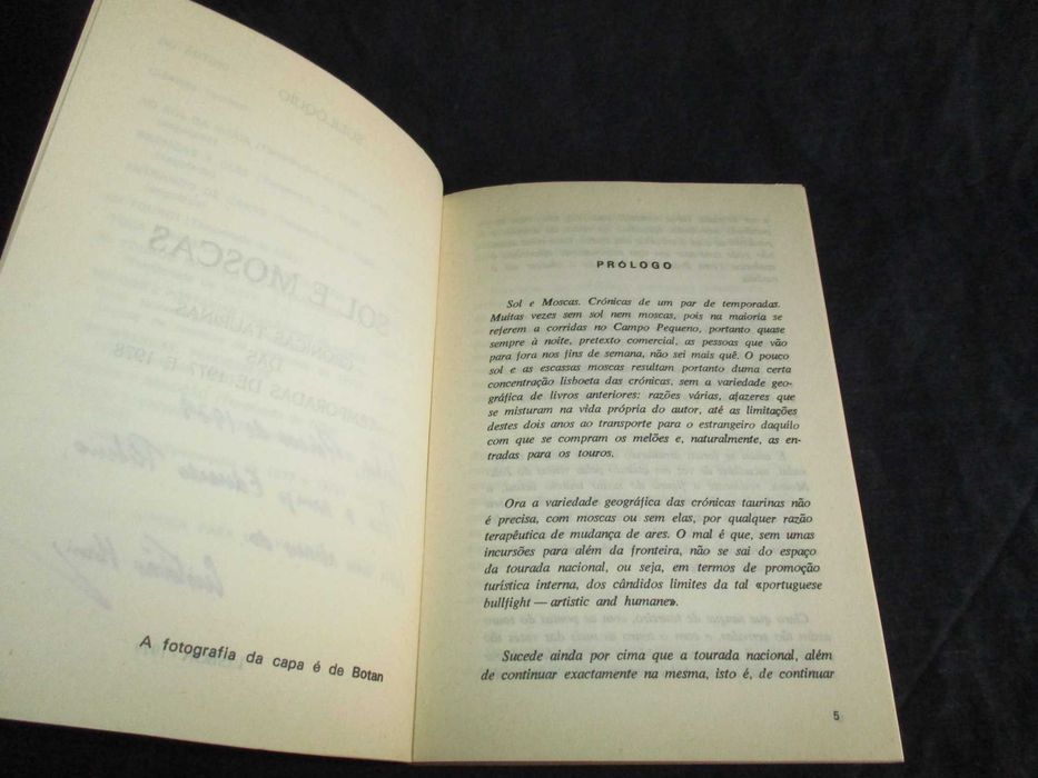 Livro Sol e Moscas Solilóquio Autografado