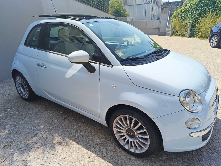 Fiat 500 1.2 Gasolina 2011 - azul claro