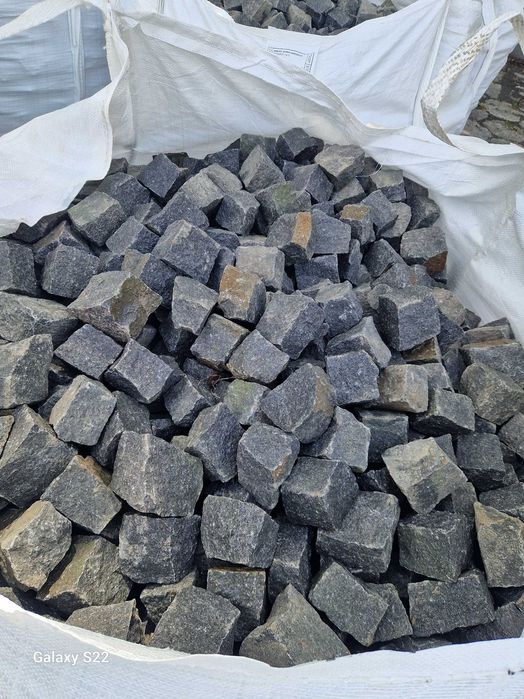 Kostka granitowa 9-11 szara strzegomska