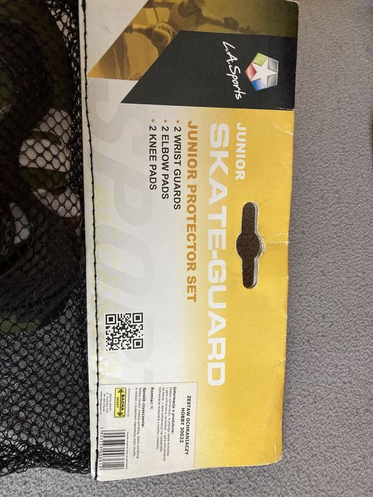 Ochraniacze na kolana, łokcie, nadgarstki