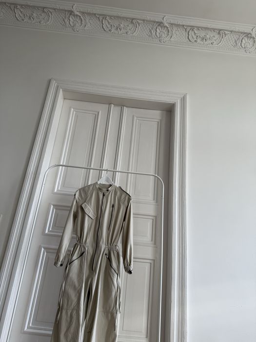 Zara SRPLS Cotton/Cupro Jumpsuit - kombinezon