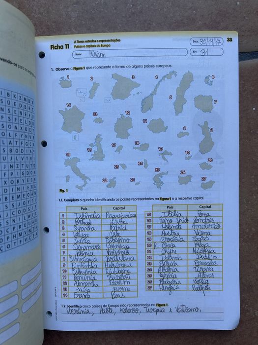 Caderno de atividades Geografia 7