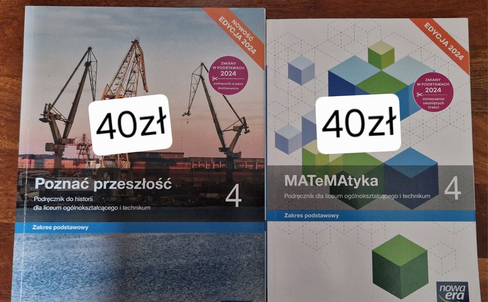 Podręczniki klasa 4 LO