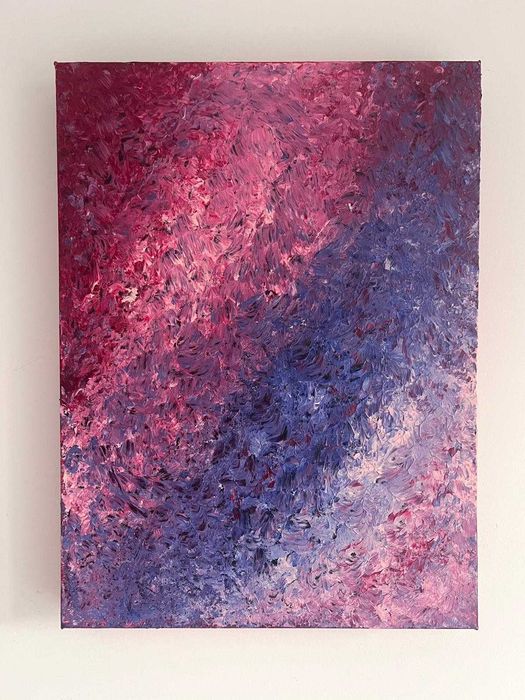 Quadro - Pintura abstrata - Acrílico sobre tela