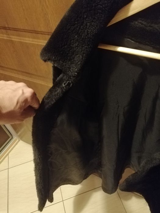 Futro futerko czarne