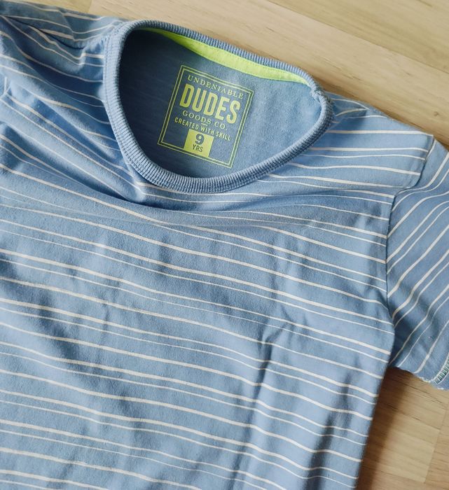 Matalan Dudes bluzka z krótkim rękawem niebieski 134cm