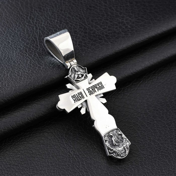 Масивний срібний хрестик ЛУЧІ вагою 28.8 грам