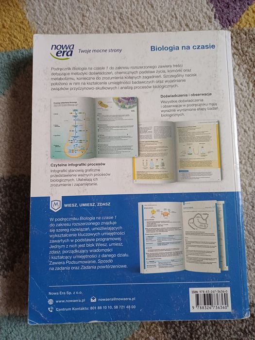 Biologia na czasie 1, rozszerzenie. LO i technikum