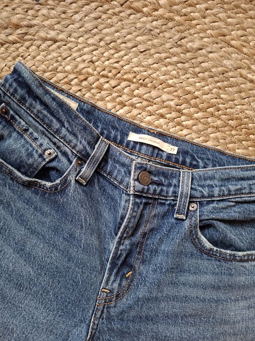 Spodnie jeansy  Levis 27x31 Middy Straight