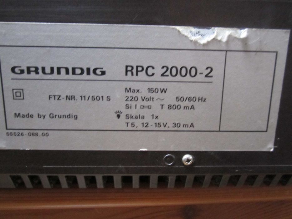 Gramofon Combo GRUNDIG Studio Rpc 2000 -2