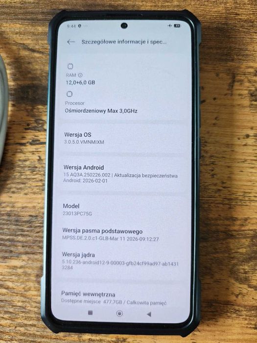 POCO F5 Pro 12/512 GB – stan idealny + ładowarka Xiaomi 65W + etui