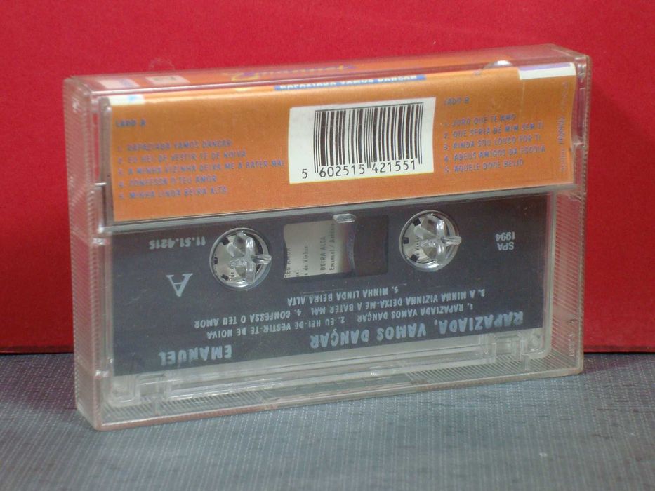 Emanuel - Rapaziada Vamos Dançar / Cassete / VG Plus
