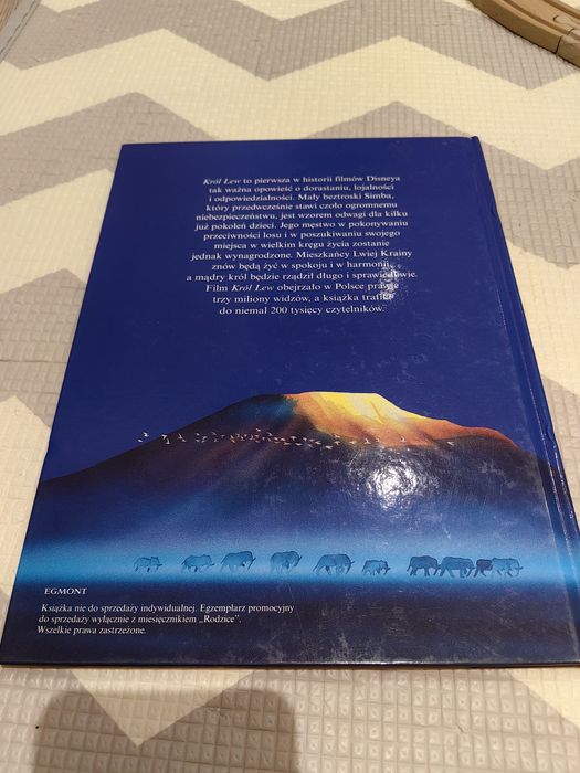 Disney król lew książka