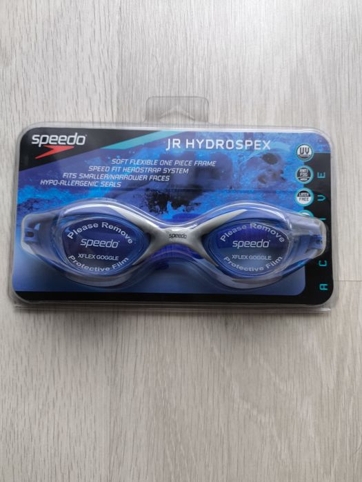 Okulary do pływania Speedo , niebieskie  USA.