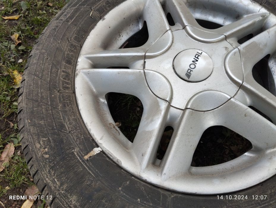 4x Alufelgi ronal  R13