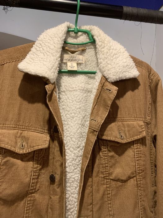 Шерпа, джинсова куртка на міху, вильветова h&m