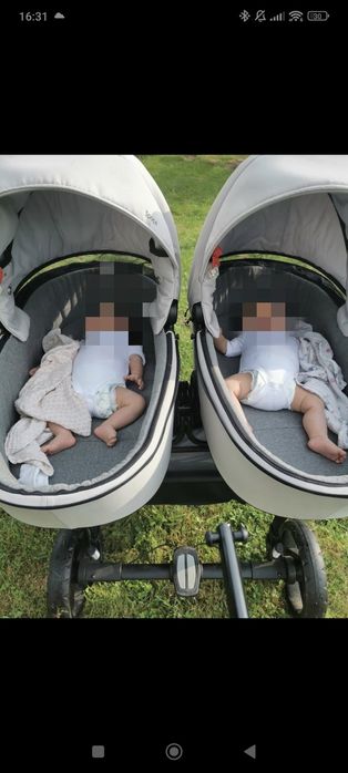 Wózek bliźniaczy  Junama Duo