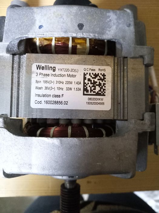 Motor de máquina de lavar roupa