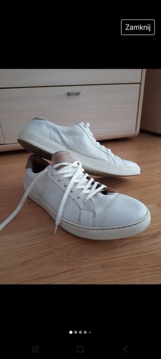 Buty białe męskie 44