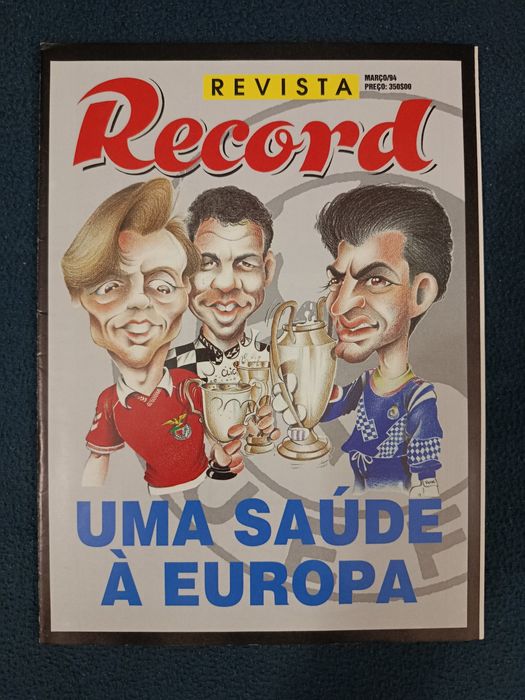 6 Revistas RECORD (especial) futebol - Anos 90