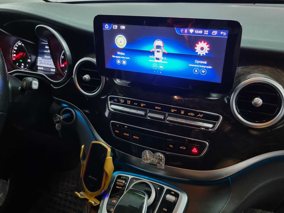 CAR PLAY ANDROID AUTO MERCEDES W205 CLA GLC radio stacja multimedialna