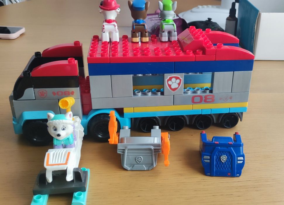 Klocki Psi Patrol Wóz Patrolowy Mega Bloks