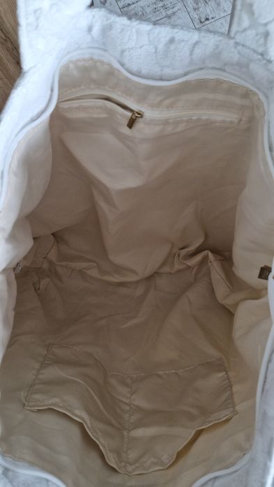 Torba plażowa biała