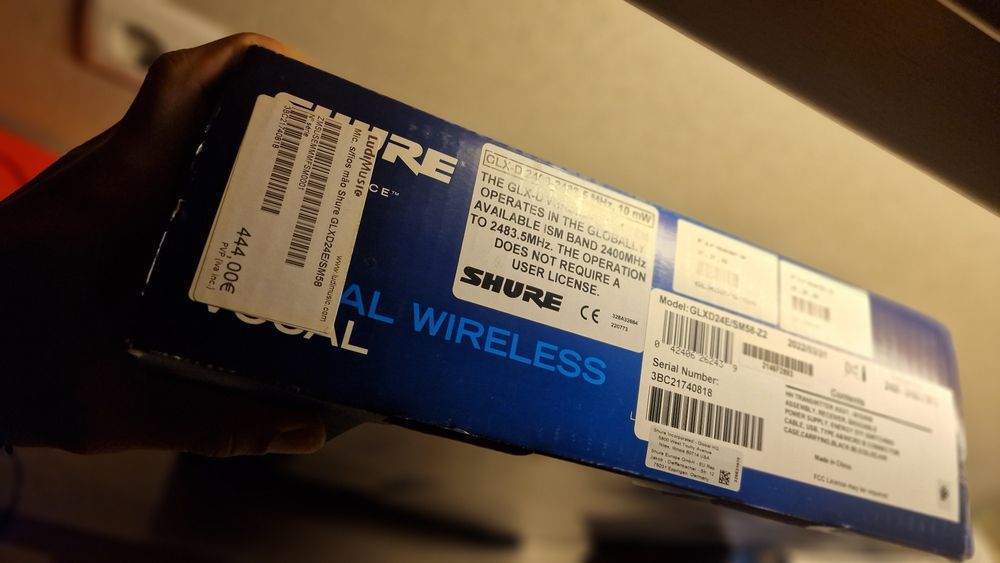 Microfone Shure Digital Wireless Vocal