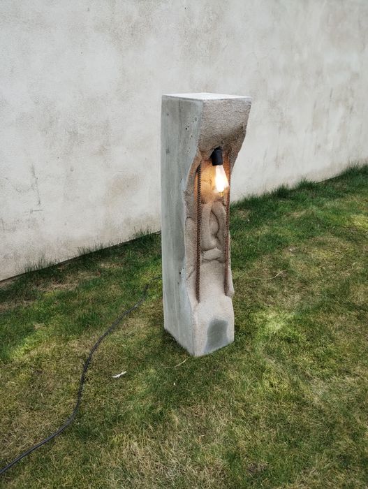 Lampa lampy betonowe loftowe ogrodowe zewnętrzne