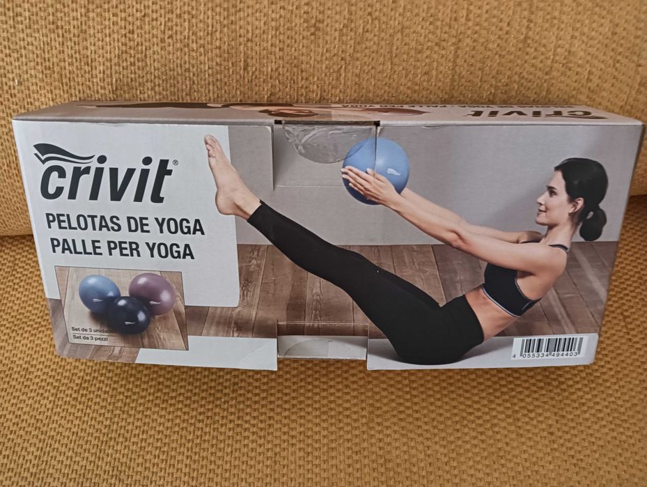 Conj. 3 Bolas para Yoga / Pilates 18 - 22 - 26cm