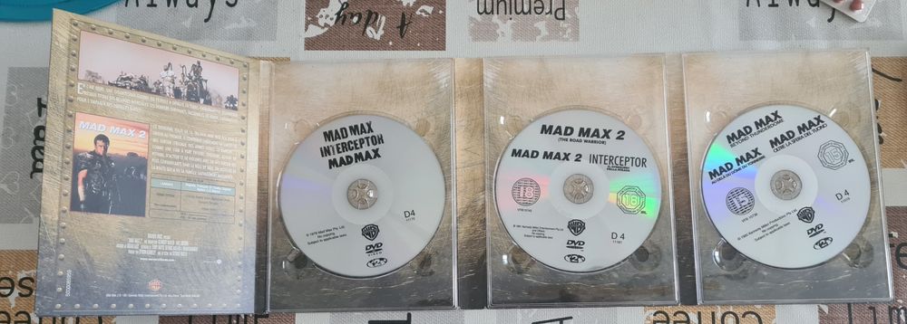 Trilogia Mad Max DVD Steelbook e Coffret
