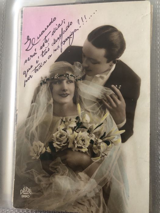 Coleção de postais antigos