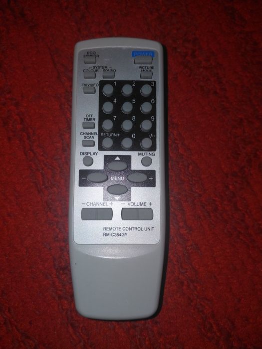 Пульт JVC RM-C364GY для телевізора (оригінал)