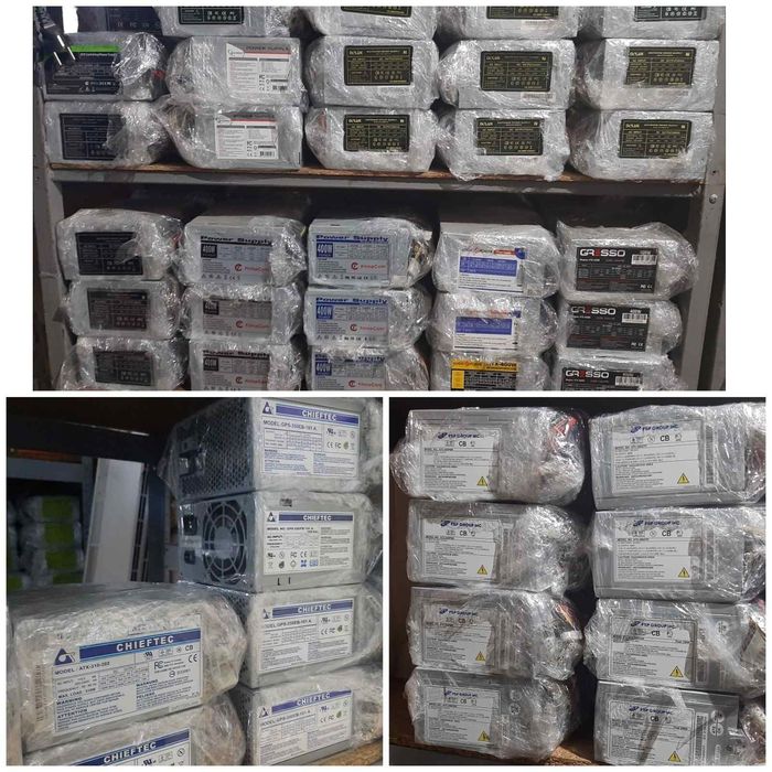 Блоки живлення АТХ в асортименті 400w 120mm: Vinga, Logic Power, Delux