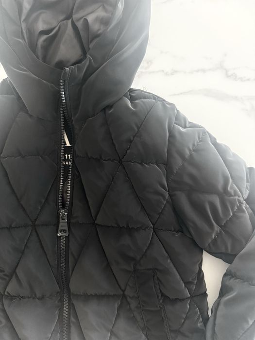 Zara kurtka czarna przejściowa 110-116 cm
