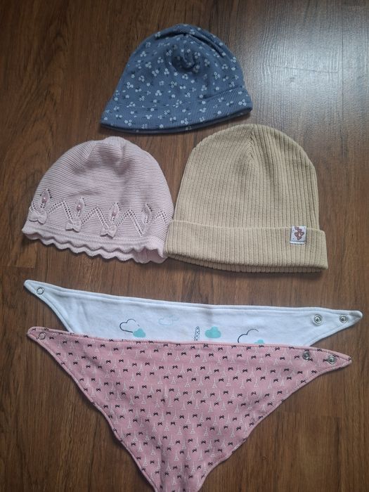 Czapki 48/50 dla dziewczynki