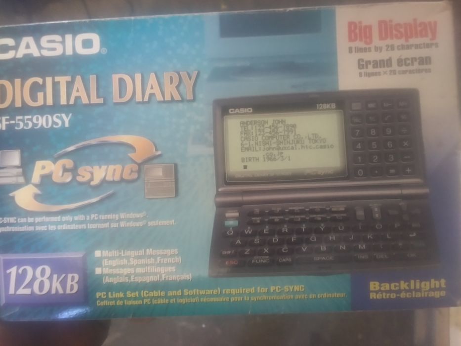 Duario digital casio