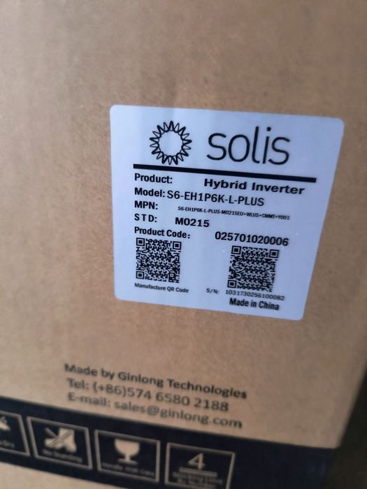Продам інвертор напруги Solis 6.2 kW.