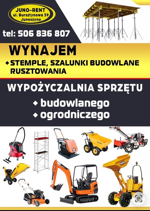 Zacieraczka do betonu wynajem