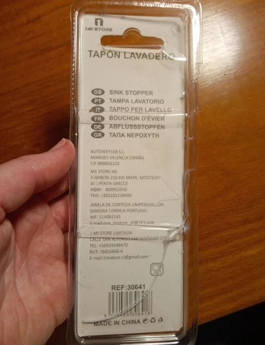 Tampa de lavatório para cozinha/casa-de-banho 1 MI Store