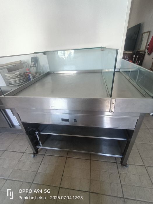 Escaparate para Empratamento e de Trinchar Aquecida