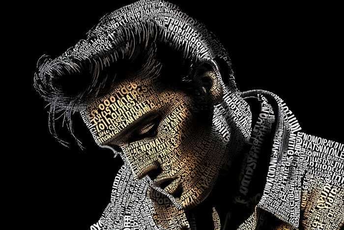 Quadro yamila - Elvis: La Resonancia del Oro en el Alma del Rock