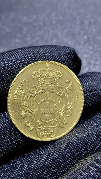 Moeda Ouro Peca 1788 Rio Veu Viuva