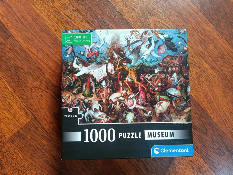 Cztery zestawy puzzli 1000 sztuk