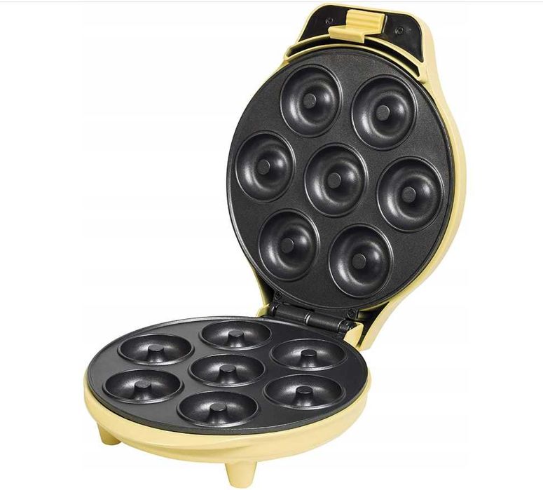 Opiekacz DONUT MAKER Bestron Sweet Dreams żółty/złoty 700 W