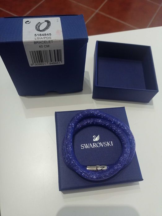 Black Month! ótima prenda - Pulseira/Colar Swarovski 40cm nova