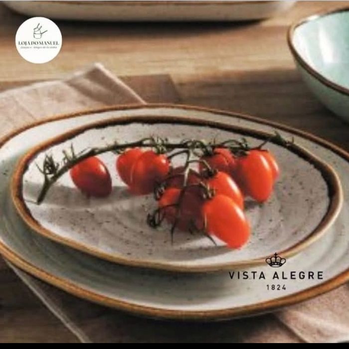 Serviço Vista Alegre Rustic Blend - Pratos e Travessas (Novos/Grés)